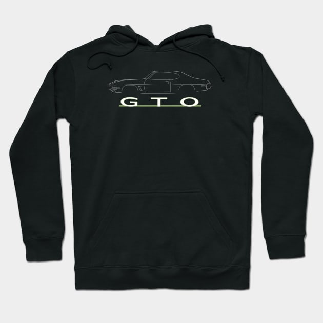 1972 Pontiac GTO Hoodie by earth angel